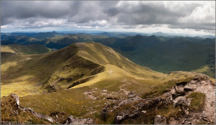 Panoramic view of Stob Coire an Lochain